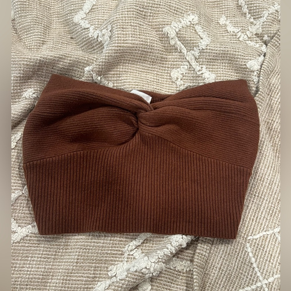 Princess Polly brown tube top